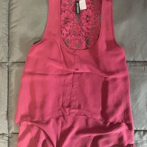 H&M Lace Back Top